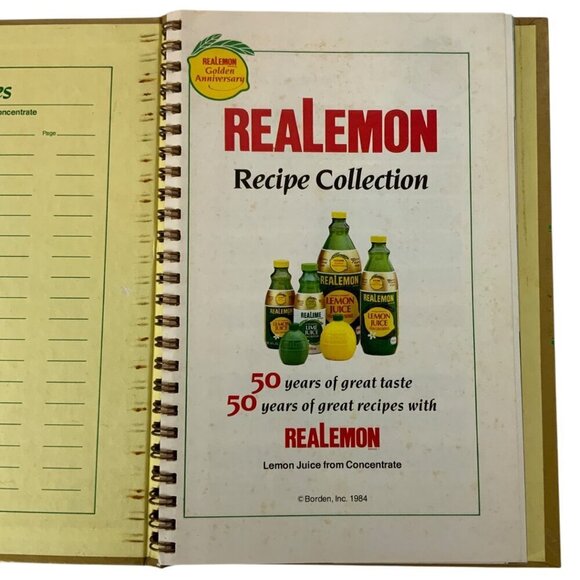 Realemon Recipe Collection Spiral-Bound Cookbook 50th Anniversary Edition 1984 - Picture 4 of 15